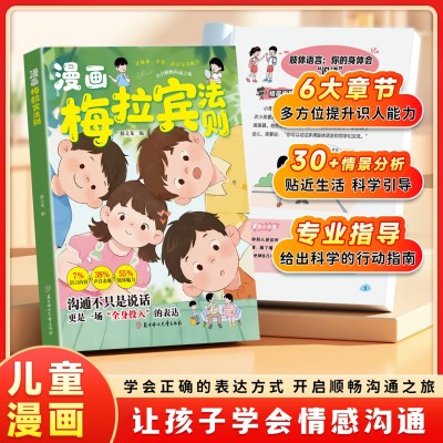 漫画梅拉宾法则 破解沟通的秘密 学会正确表达方式图5